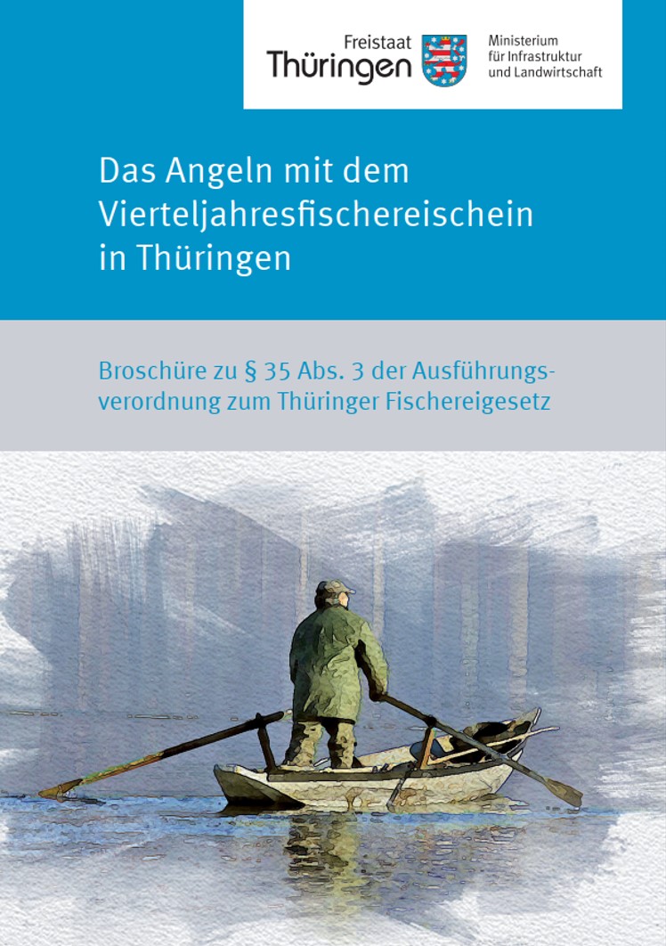 Broschüre Angeln mit dem Vierteljahresfischereischein