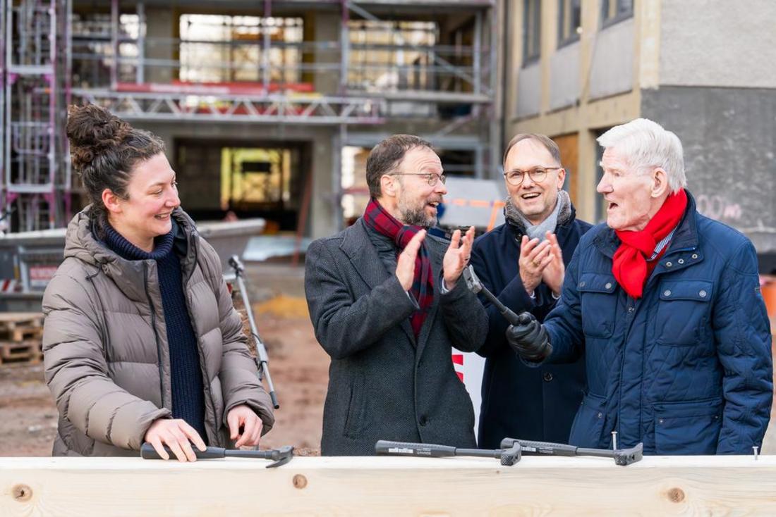 Richtfest bei Staatlicher Gemeinschaftsschule „Kulturanum“ in Jena-Lobeda