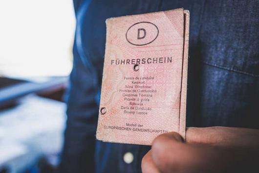 Ein alter Führerschein