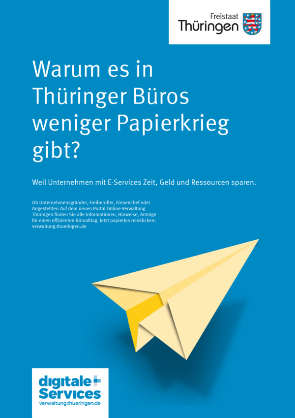 Warum es in Thüringen weniger Papierkrieg gibt