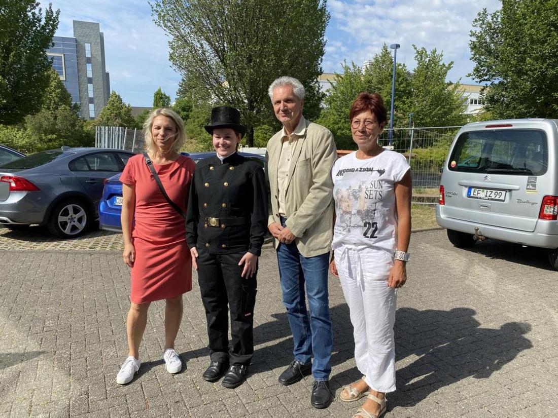 Ministerin Susanna Karawanskij zu Gast bei der Handwerksschule Erfurt. | Foto: D. Metzner (TMIL)