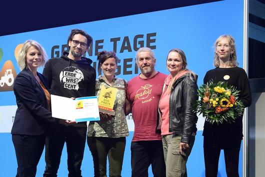 Übergabe Thüringer Bio-Preis anlässlich der Grünen Tage 2022 an die Malus Mosterei