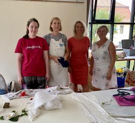 Ministerin Karawanskij besucht die ländliche Heimvolkshochschule in Kloster Donndorf. | Foto: D. Kehrberg