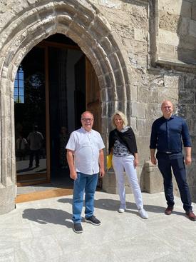 Ministerin Susanna Karawanskij besichtigt die Johanniskirche in Ellrich. | Foto: K. Gerling-Zedler (TMIL)