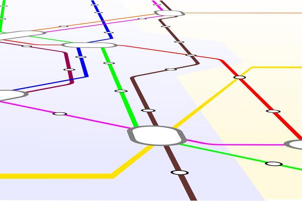 Linienkarte Streckennetz