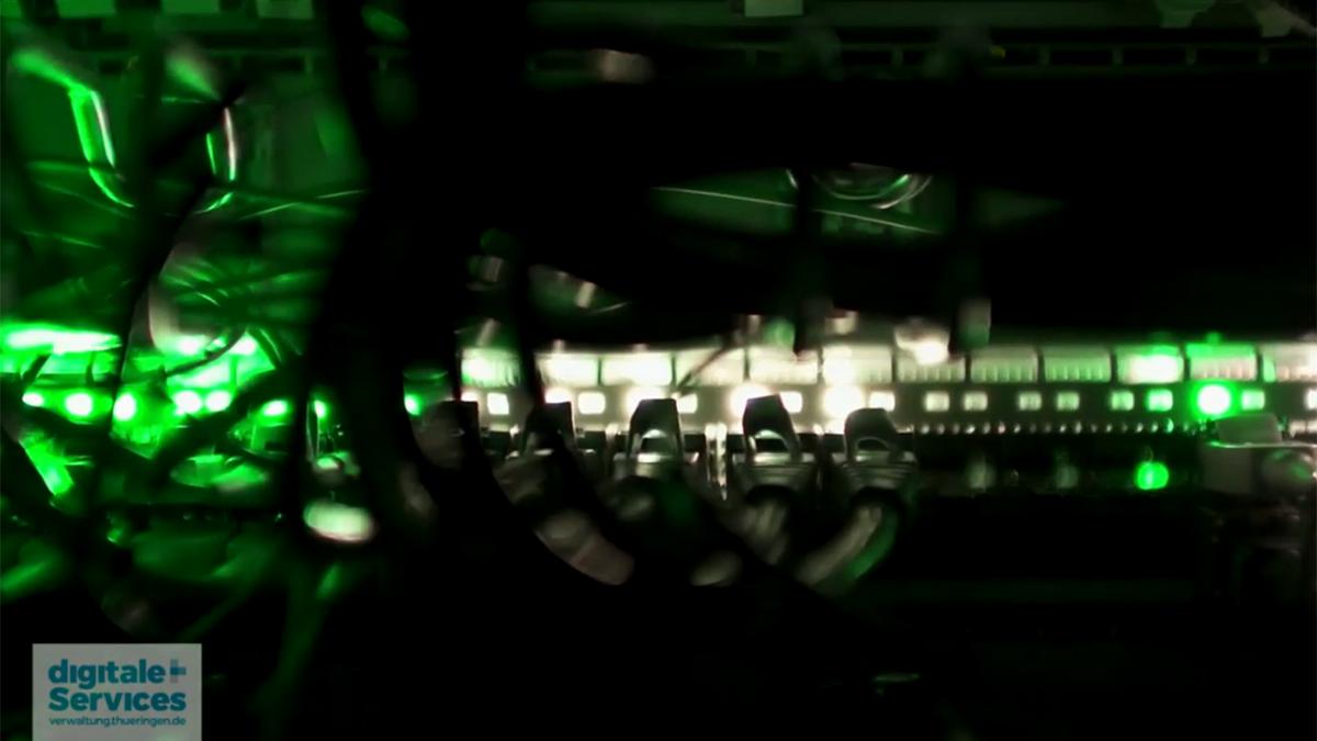 Detail von Servertechnik